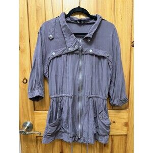 VTG Bebe Anorak Jacket Lightweight Women's Size Small Purple